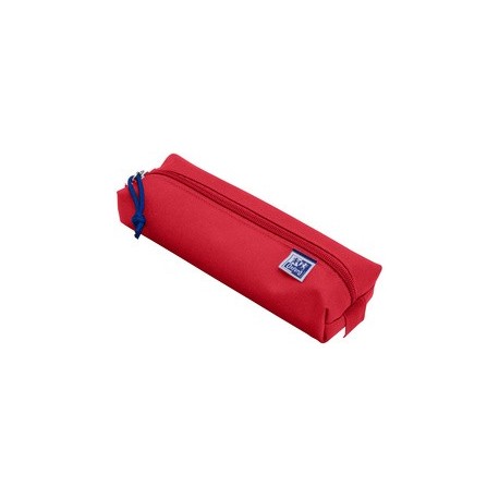 Oxford trousse, polyester, rectangulaire, petit, rose