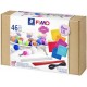 Fimo soft kit de pâte à modeler "basic xxl", 46 pièces