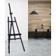 Europel chevalet easel pour tableaux noirs, noir