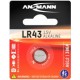 Ansmann pile bouton alcaline lr43/lr1142/ag12, 1,5 volt