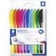 Staedtler stylo à bille rétractable ball 4230 m, étui de 10