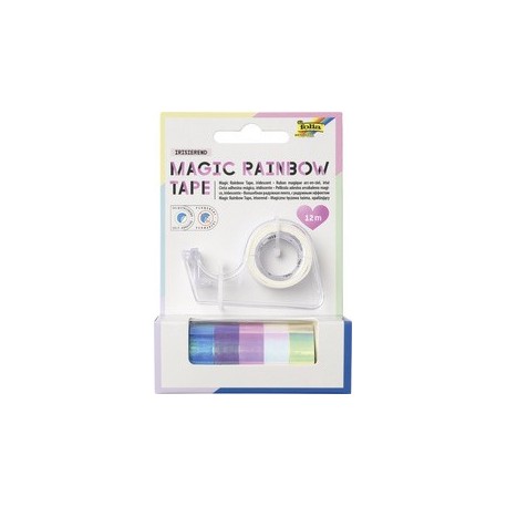 Folia film adhésif irisé magic rainbow tape avec dévidoir