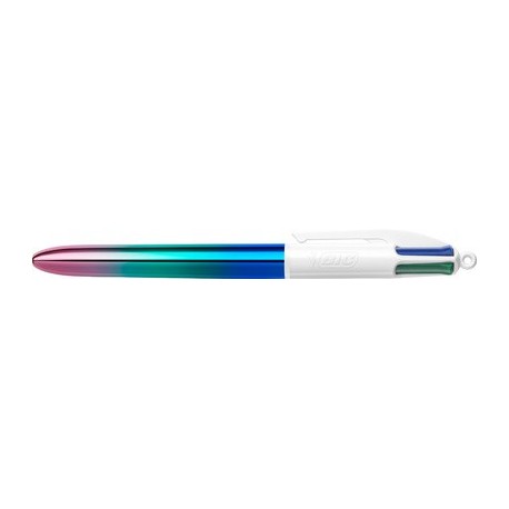 Bic stylo à bille rétractable 4 colours gradient, assorti