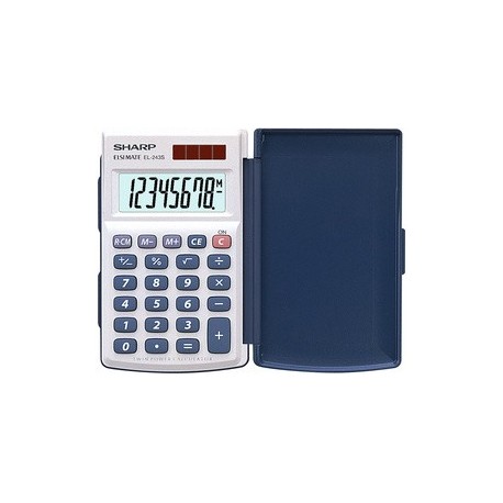 Sharp calculatrice el-243 s, fonctionnement solaire/batterie