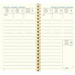 Exacompta agenda de poche sad 16s rialto, 2023/2024, 16 mois