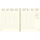 Exacompta agenda de bureau sad 22w rialto, 2023/2024 16 mois