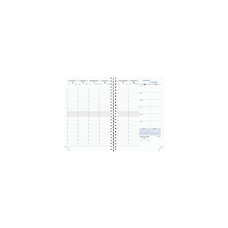 Exacompta agenda de bureau sad 22w, 2023/2024, 16 mois (LOT DE 5)