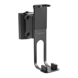 Logilink support mural de haut-parleur pour sonos, noir