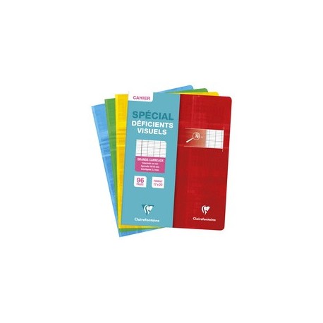 Clairefontaine cahier piqûre 170 x 220 mm, séyès 2,5 agrandi