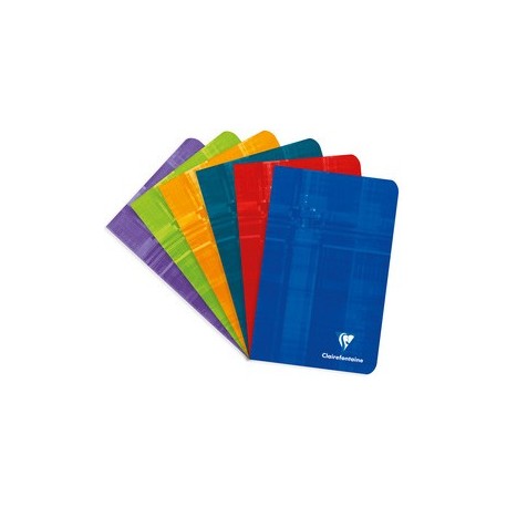 Clairefontaine carnet piqûre, 110 x 170 mm, 96 pages, séyès