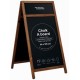 Europel panneau trottoir, 660 x 1.280 mm, noir