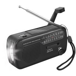 Logilink radio dynamo, panneau solaire & lampe de poche