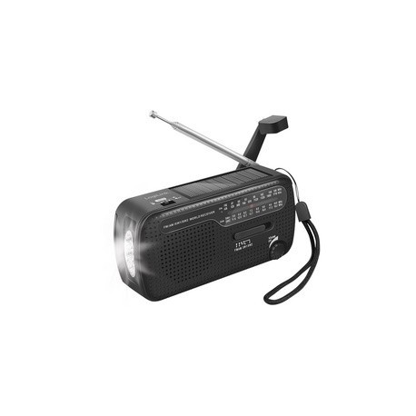 Logilink radio dynamo, panneau solaire & lampe de poche