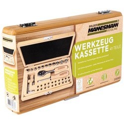 BrÜder mannesmann jeu d'outils ecoline, mallette, 41 pièces