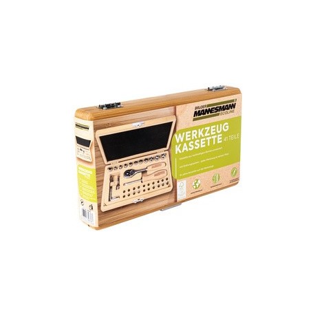 BrÜder mannesmann jeu d'outils ecoline, mallette, 41 pièces