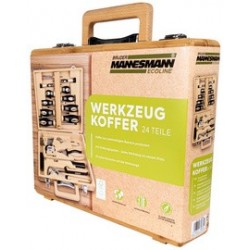 BrÜder mannesmann jeu d'outils ecoline, mallette, 24 pièces