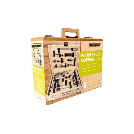 BrÜder mannesmann jeu d'outils ecoline, mallette, 108 pièces