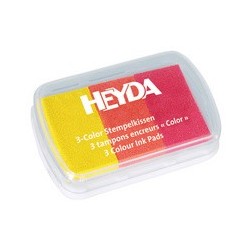 Heyda tampons encreurs "3-color", or / argent / cuivre