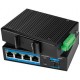 Logilink commutateur industrial gigabit ethernet, 4 ports
