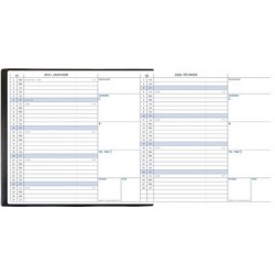 Quo vadis agenda de poche "minibest" 75 x 140 mm, 2024, noir