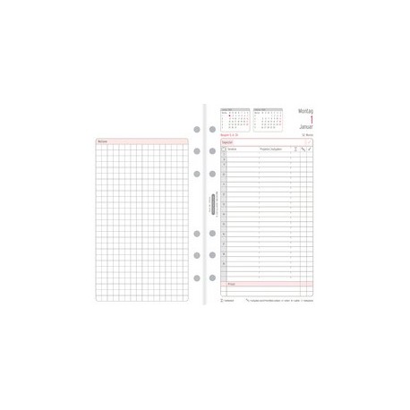 Chronoplan jahresset 2024, midi, 96 x 172 mm