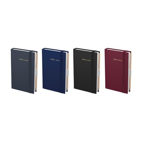 Lecas agenda journalier chantier, 2024, 90 x 150 mm, assorti