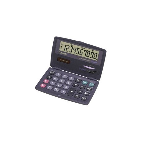 Casio calculatrice sl-210 te, avec alimentation solaire/par
