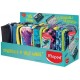 Maped trousse à ouverture xxl, présentoir de comptoir de 24