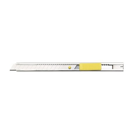 Nt cutter stl-one, boîtier en aluminium, 9 mm, argent/jaune