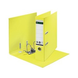 Leitz classeur recycle, 180 degrés, 80 mm, jaune (LOT DE 10)