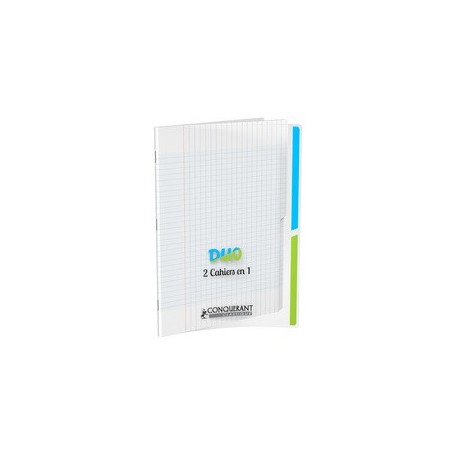 Conquerant classique cahier "duo", 240 x 320 mm, seyès (LOT DE 10)