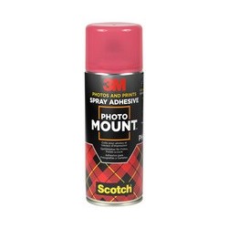 3m scotch colle spray photo mount, permanent, 400 ml