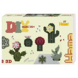 Hama perles à repasser midi art "succulentes", coffret