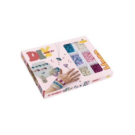 Hama perles à repasser midi "boîte créative ii", coffret