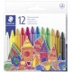Staedtler craie à la cire, étui carton de 12