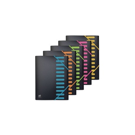 Oxford trieur "for students", 12 compartiments, a4, assorti (LOT DE 5)