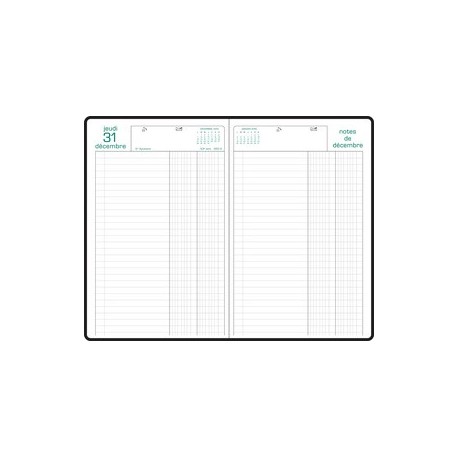 Exacompta agenda de bureau raisin, 2024, assorti