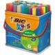 Bic kids feutre visacolor xl ecolutions, boîte de 48