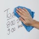 Sigel chiffon microfibre tableau blanc, 400 x 400 mm, bleu