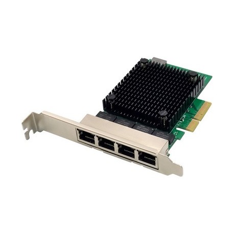 Digitus carte réseau pci express gigabit ethernet, 4 ports