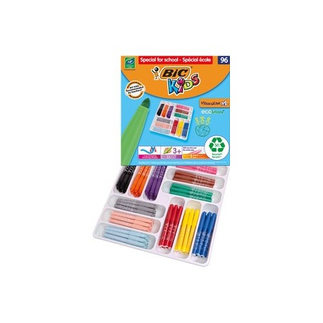 Bic kids feutre visacolor xl ecolutions, class pack