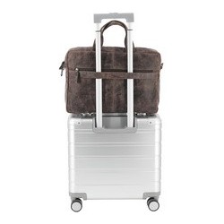 Pride&soul sac pour laptop railey, cuir, brun