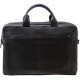 Pride&soul sac pour laptop nomad business, cuir, noir