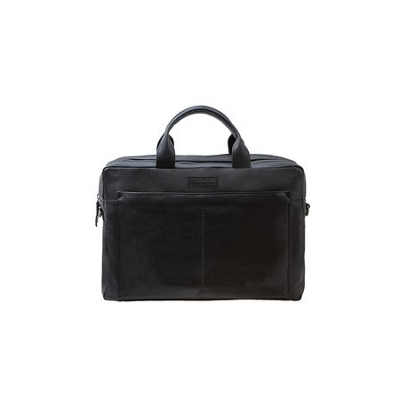 Pride&soul sac pour laptop nomad business, cuir, noir