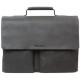 Pride&soul sac pour laptop district business, cuir, gris