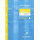 Clairefontaine feuillets mobiles, a4, uni (LOT DE 10)