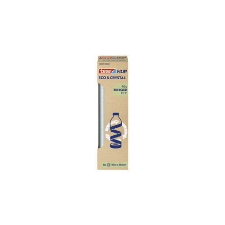 Tesa film ruban adhésif eco & crystal, 19 mm x 10 m