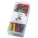 Läufer elastiques en x dans une boîte - 30 g, 80 x 11 mm,