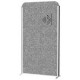 Maul système de cloison maulcocoon, 1.000 x 1.800 mm, argent