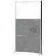 Maul système de cloison maulconnecto, 3x tableau blanc